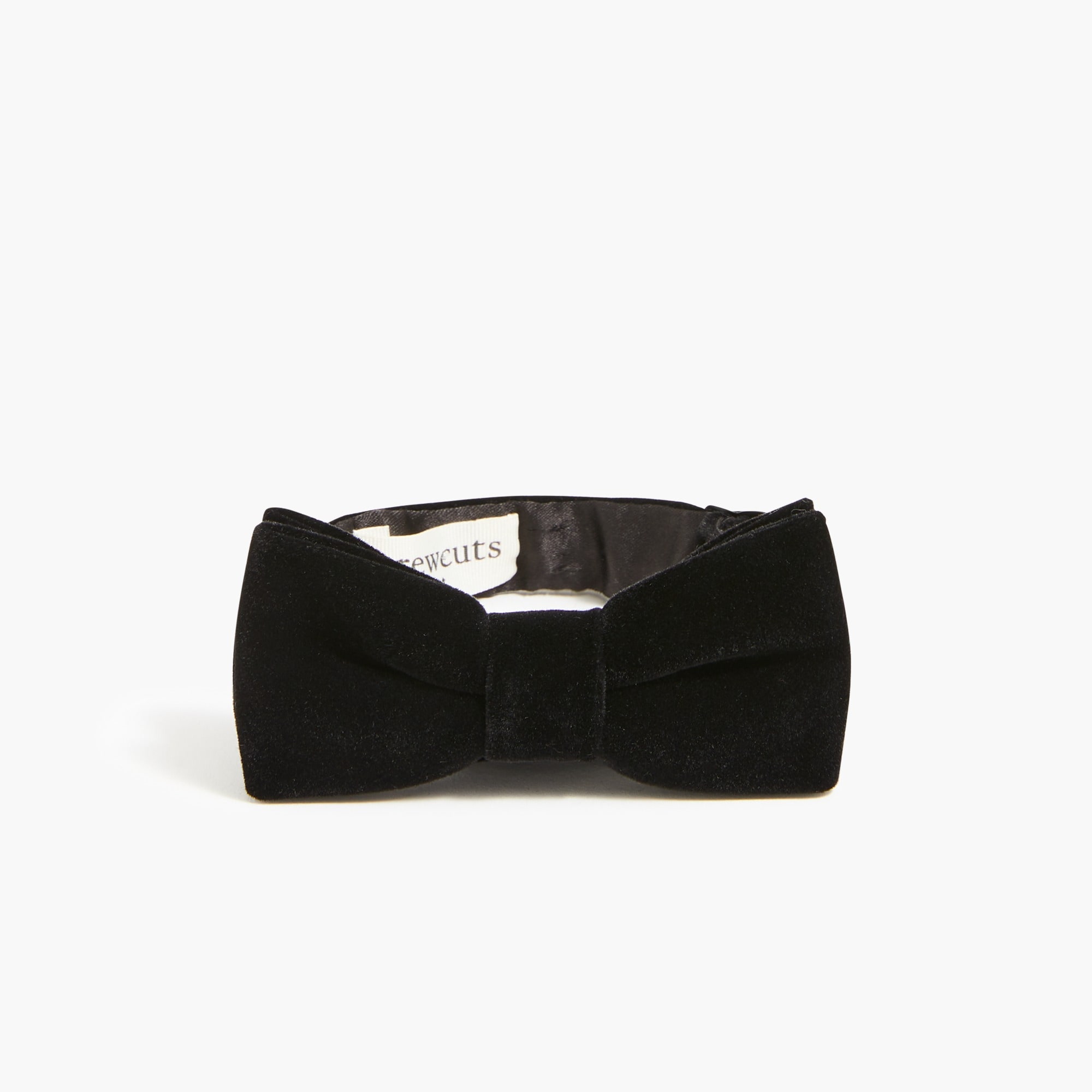 Boys' velvet bow tie