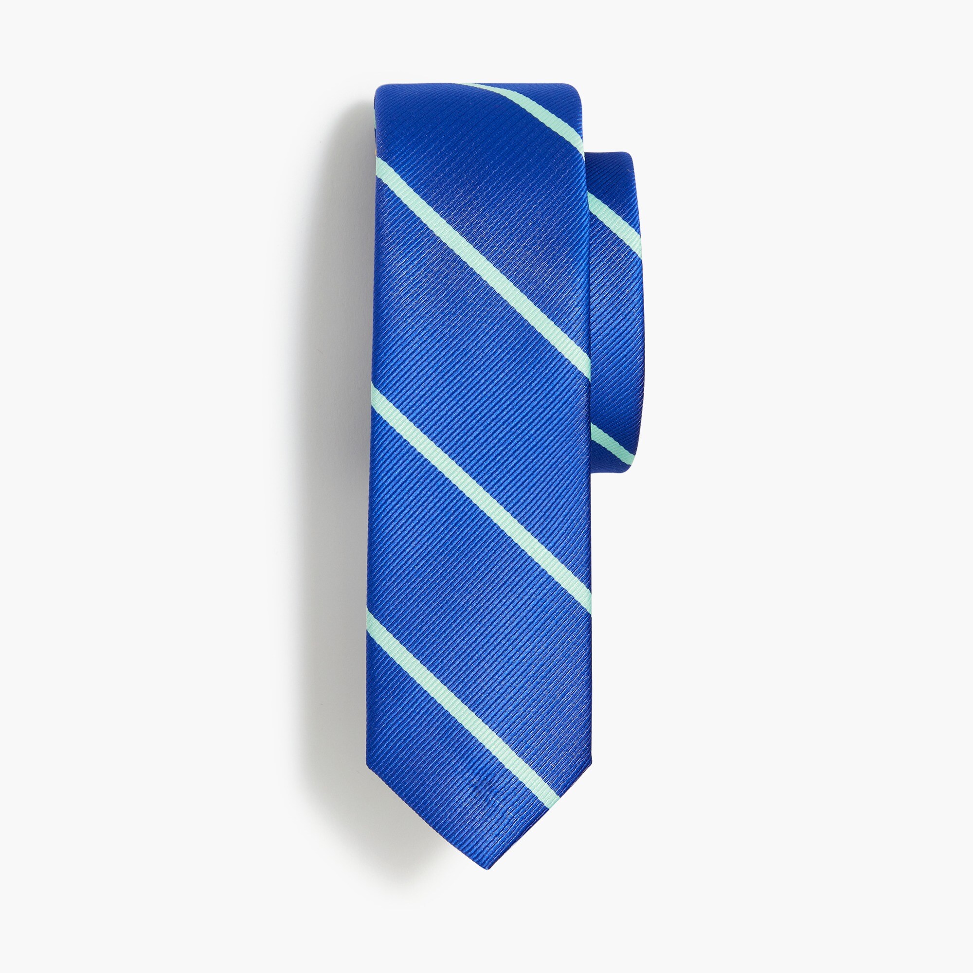 factory: boys&apos; striped tie for boys, right side, view zoomed