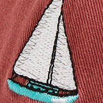 Kids&apos; sailboat washed hat WASHED RED SAILBOAT factory: kids&apos; sailboat washed hat for boys