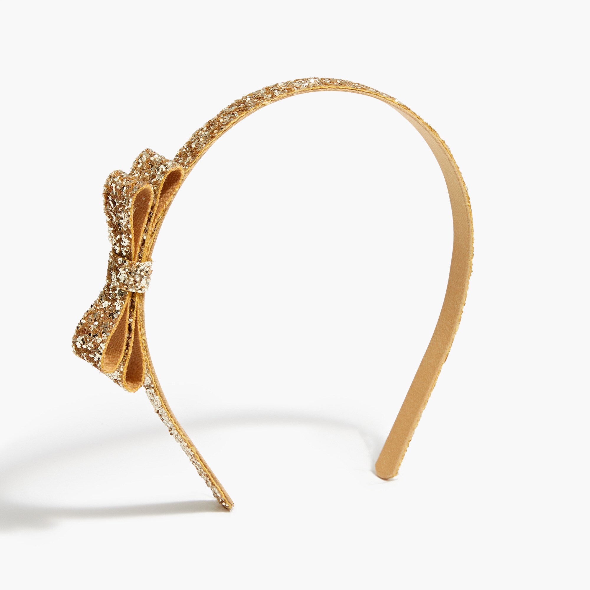 Girls' glitter bow headband