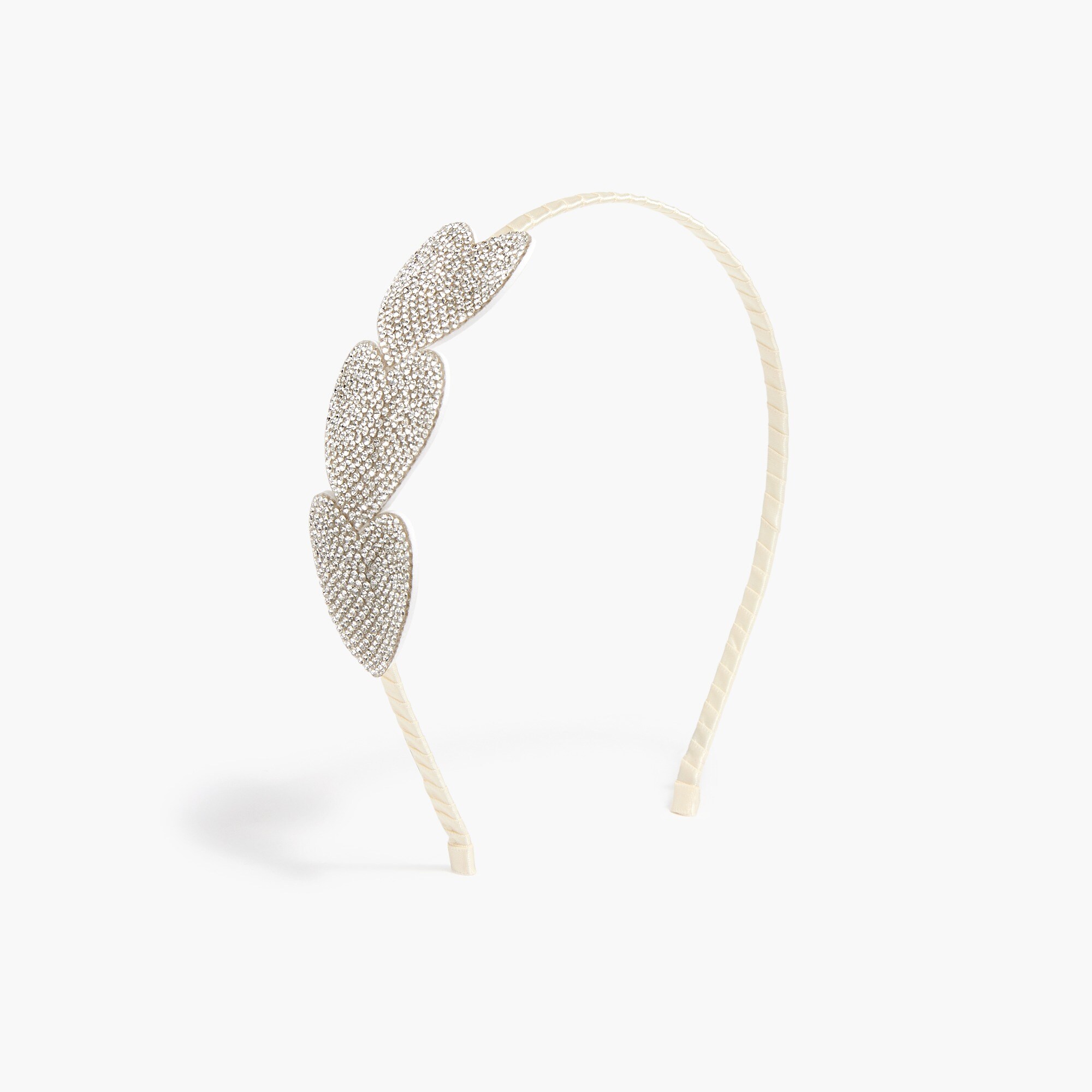 girls' sparkle heart headband for girls