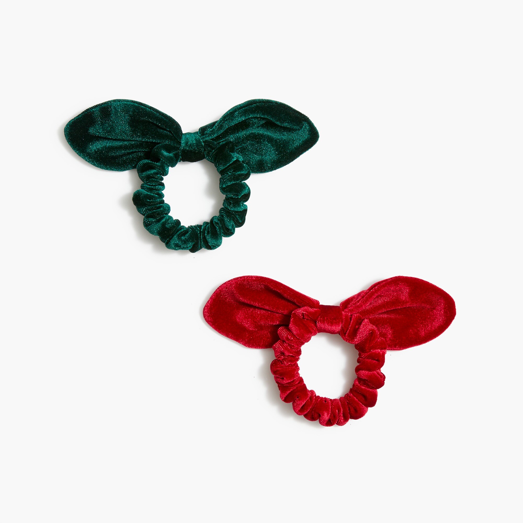 Girls' metallic scrunchies set-of-two