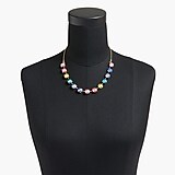 Girls&apos; rainbow gem necklace