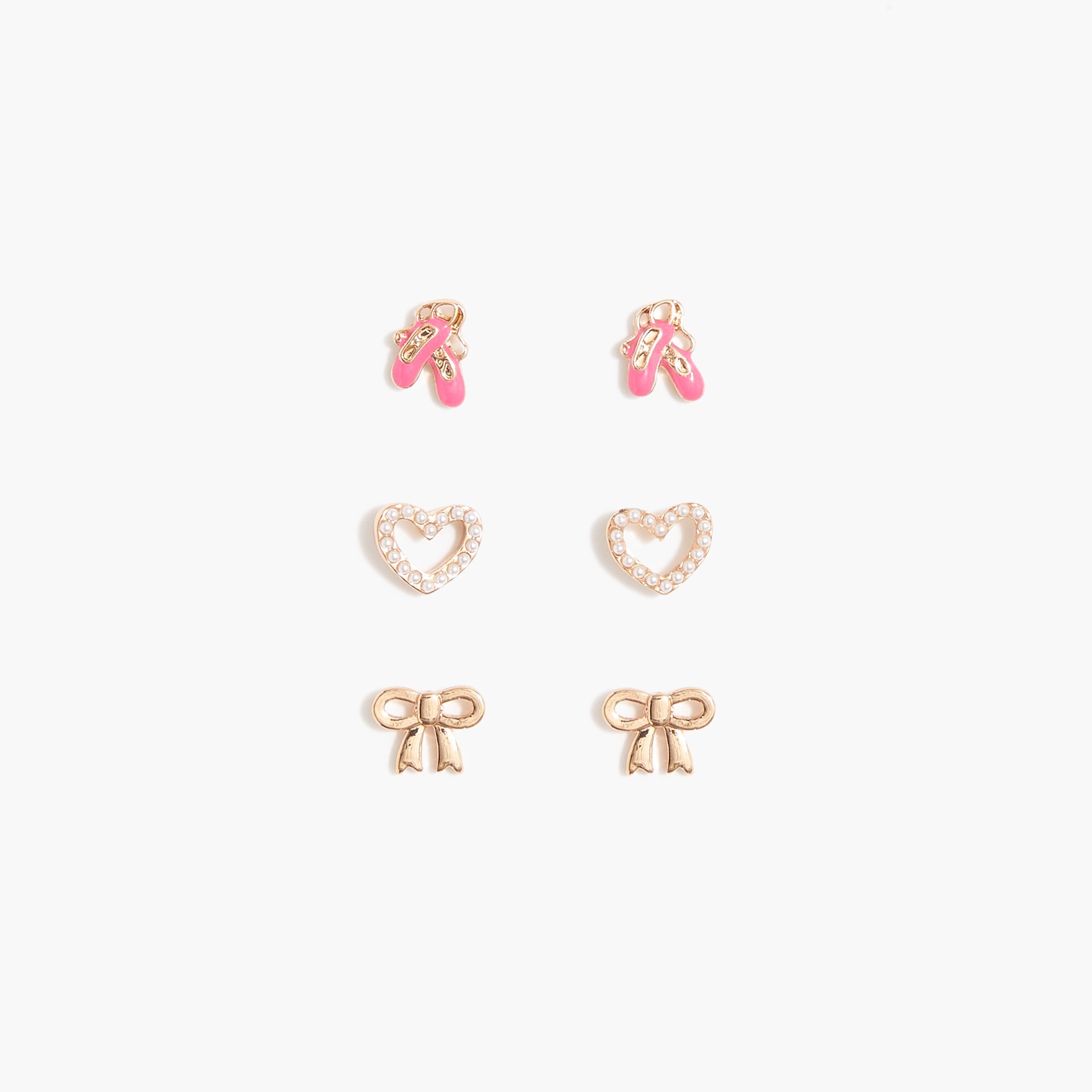 Girls' ballet earrings set