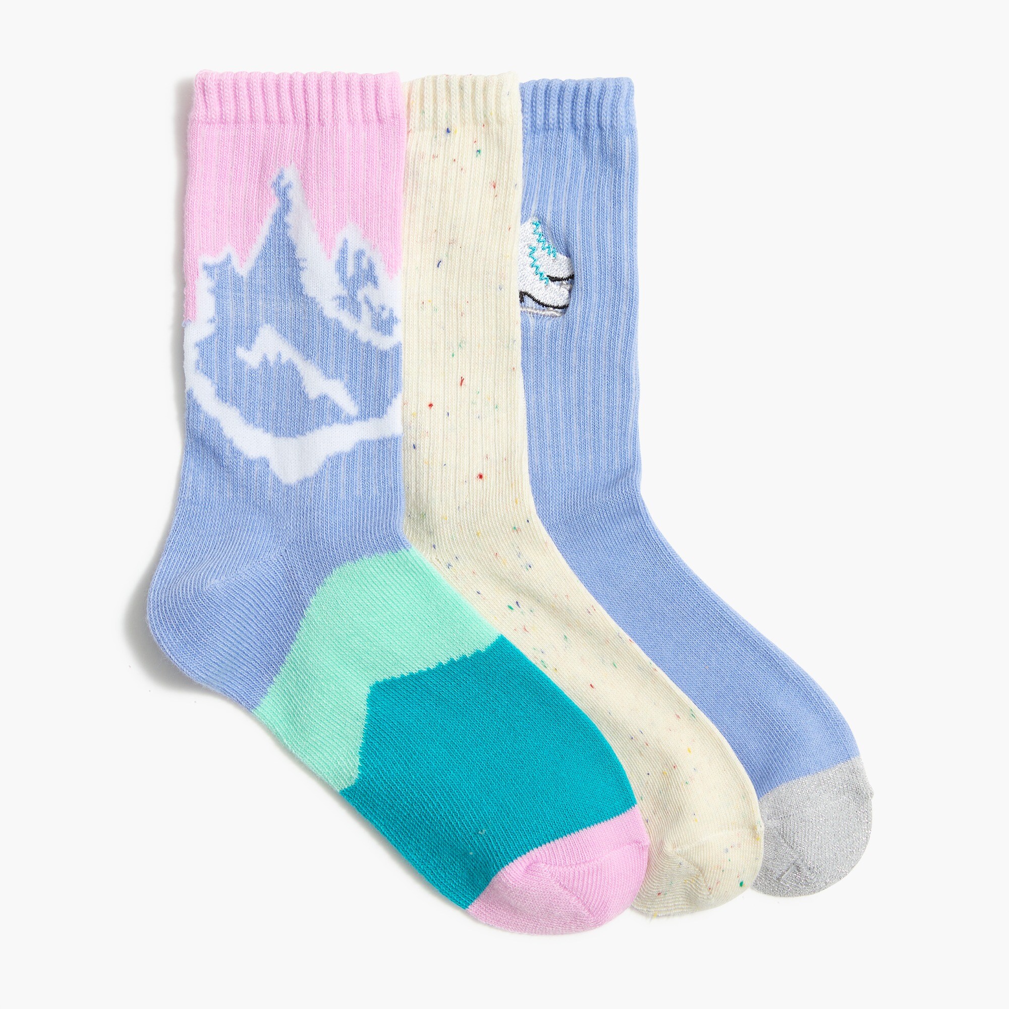 Girls' active socks pack