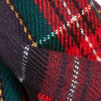 Tartan scarf ANTIQUE NAVY ELECTRIC R factory: tartan scarf for men