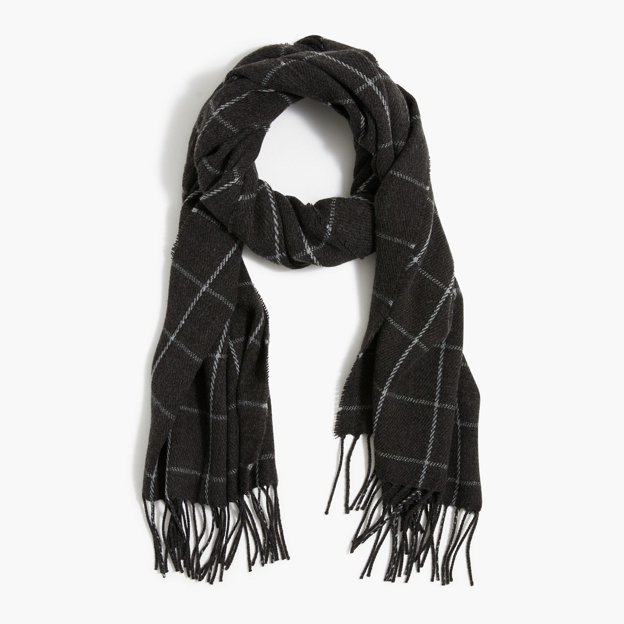 Windowpane scarf