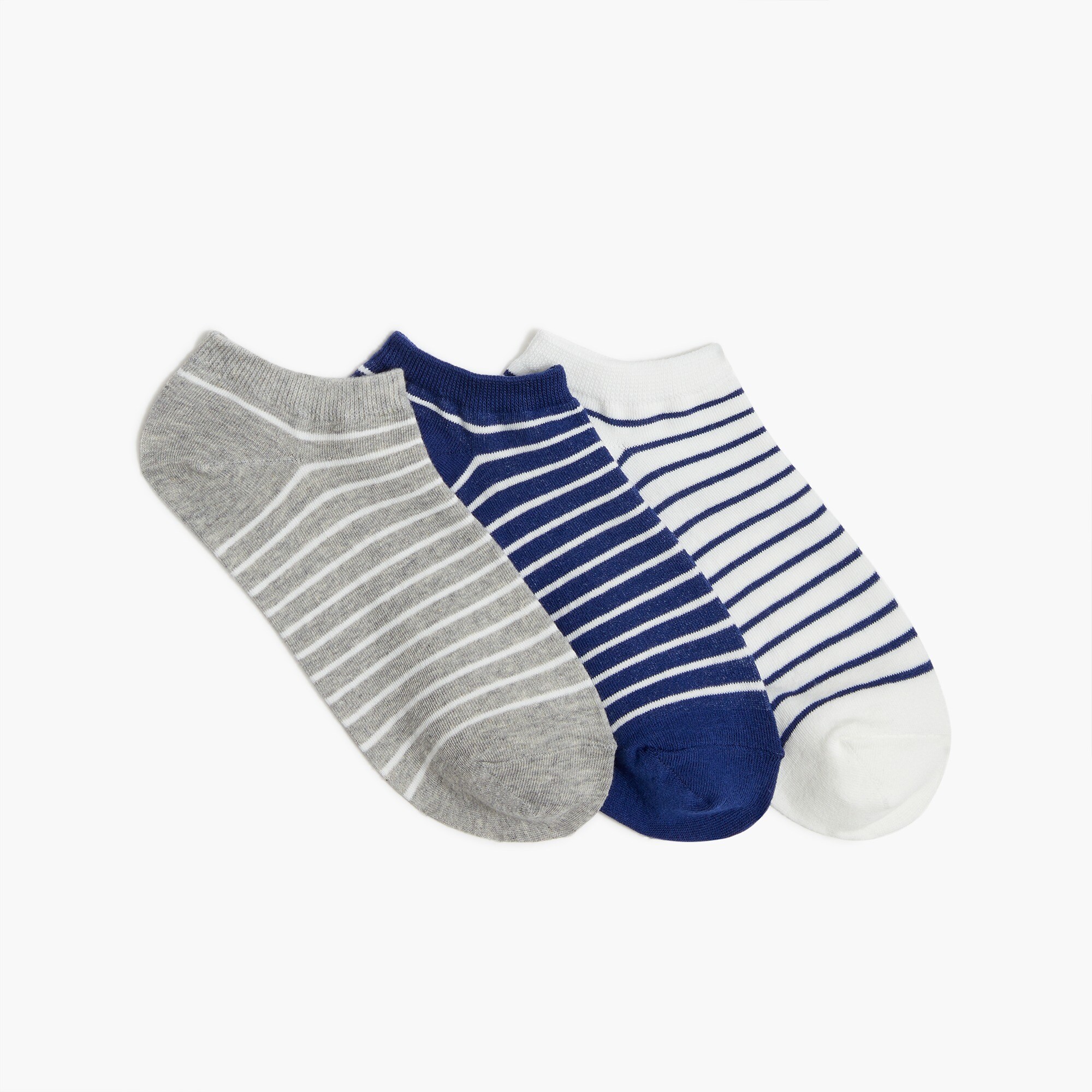 Striped ankle socks