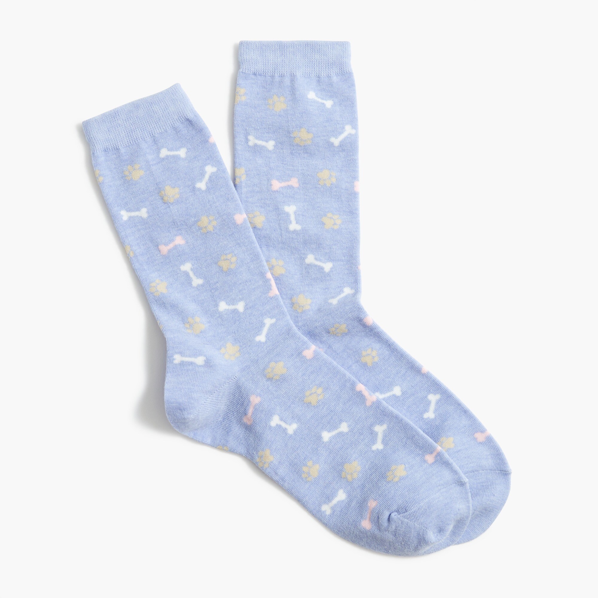 Paws and bones trouser socks