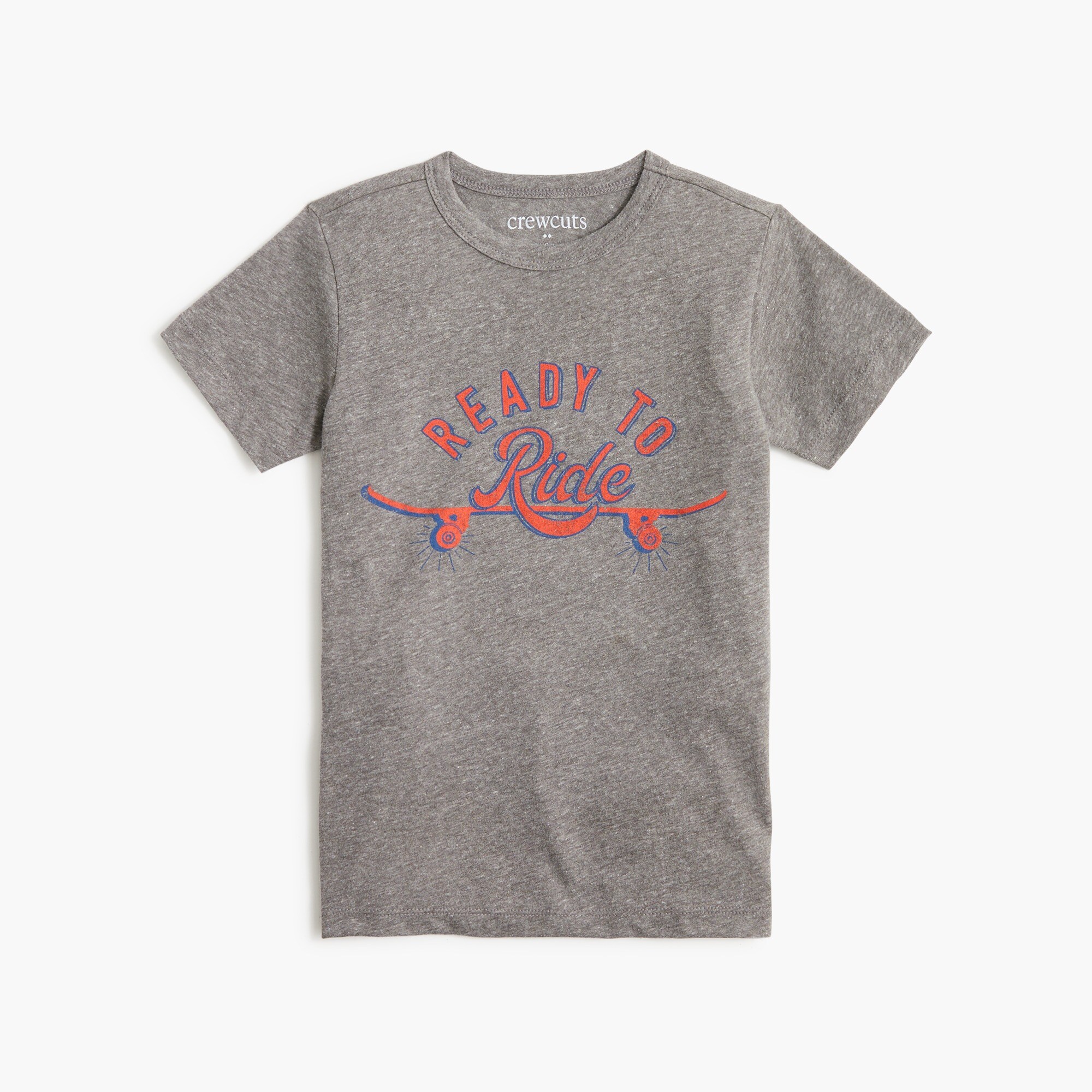 Boys' "ready to ride" graphic tee