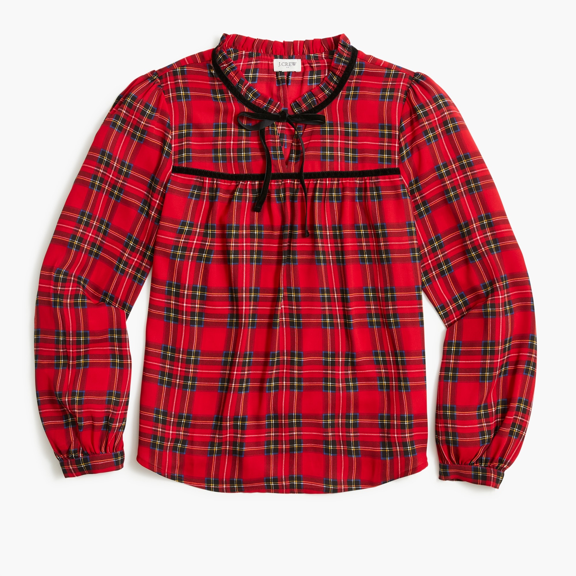 J crew on sale plaid velvet pants