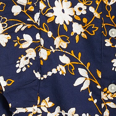ANTIQUE NAVY ECRU GOLDE