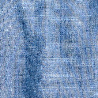 Chambray ruffle top REESE BLUE WASH factory: chambray ruffle top for women