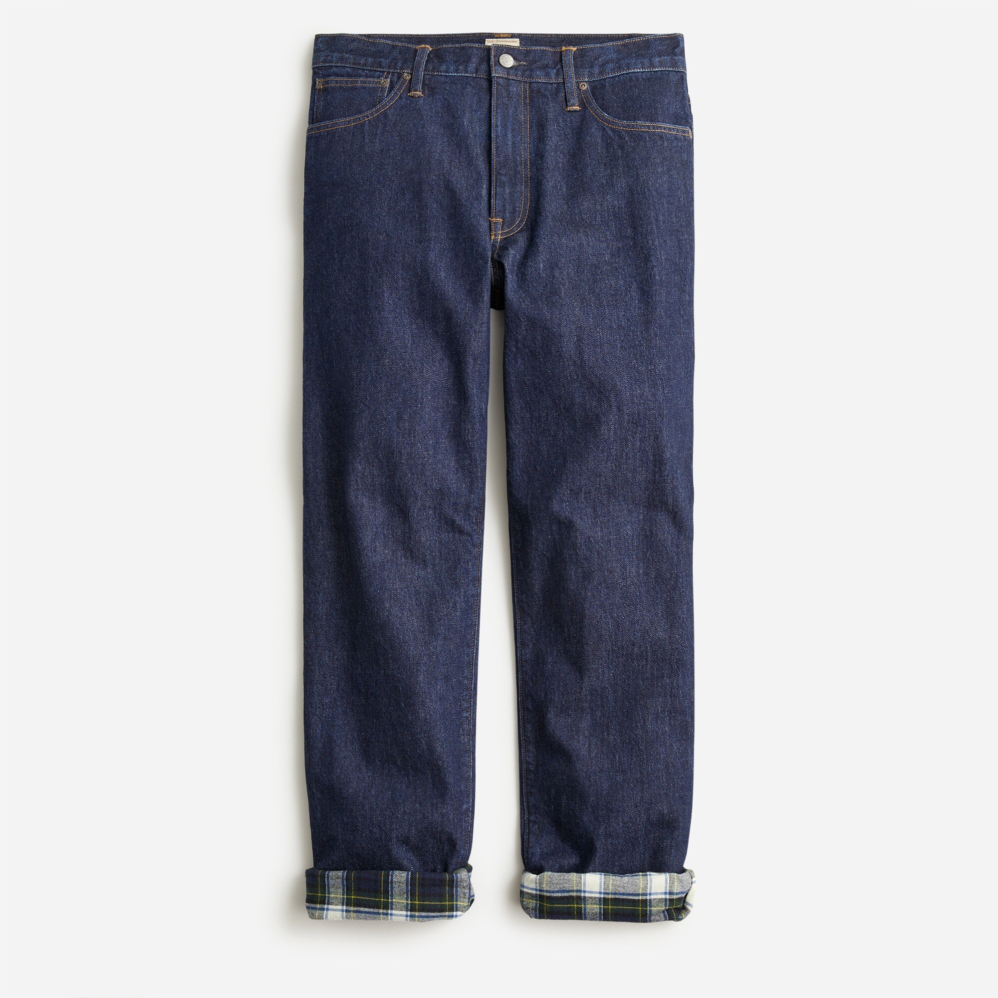 Classic Straight-fit flannel-lined jean