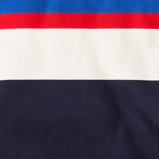Rugby crewneck shirt in stripe NAVY NATURAL TUNDRA STR j.crew: rugby crewneck shirt in stripe for men