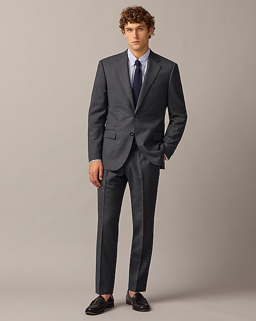 mens Crosby Classic-fit suit jacket in Italian stretch worsted wool blend