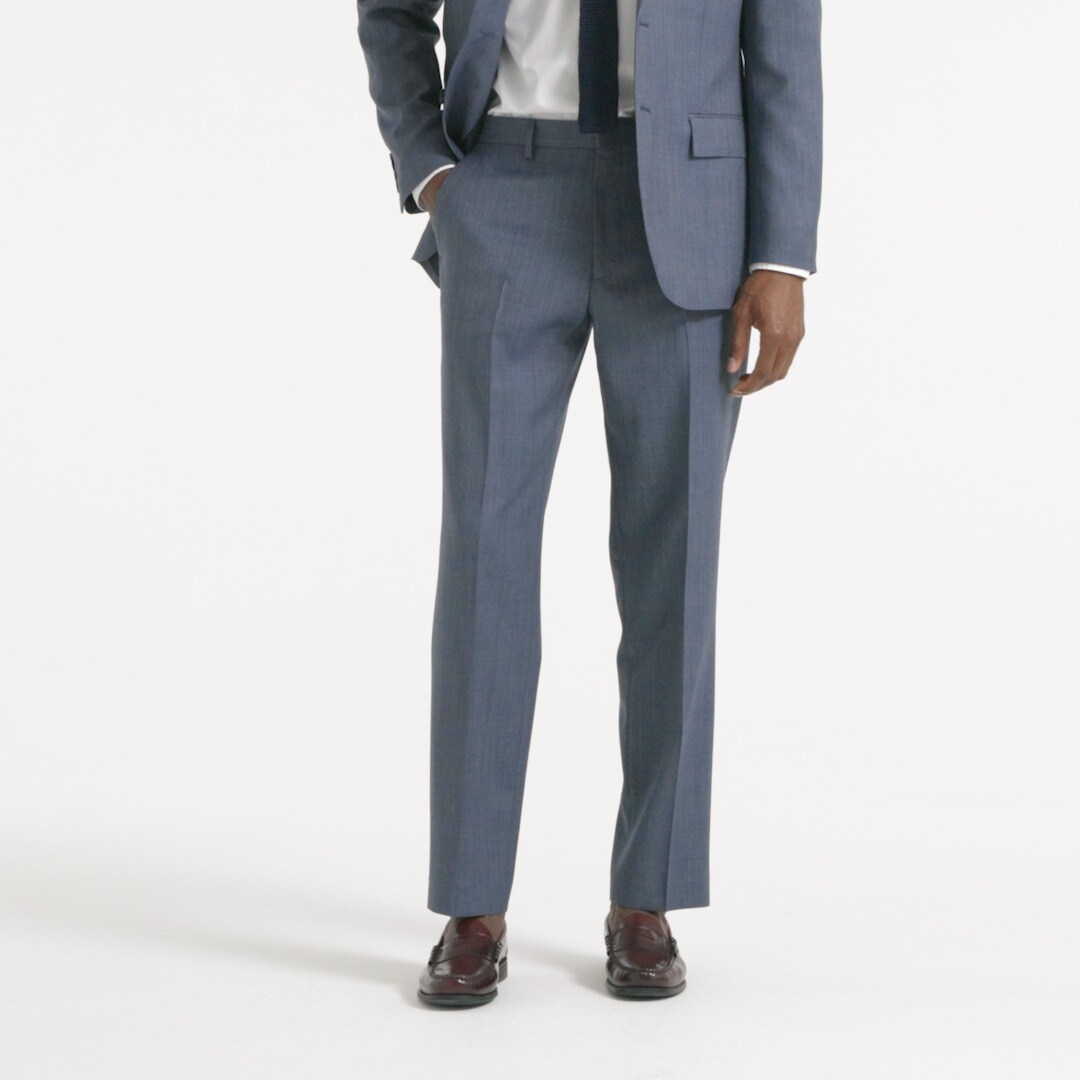 Crosby suit pant in Italian stretch worsted wool blend