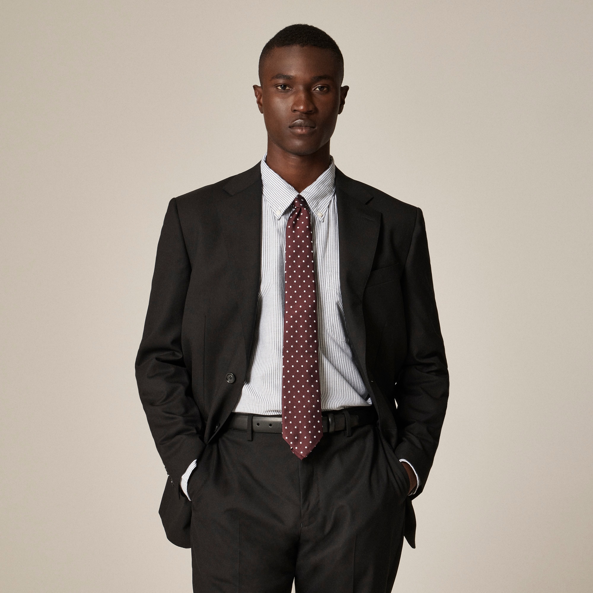 Crosby Classic-fit suit jacket in Italian wool