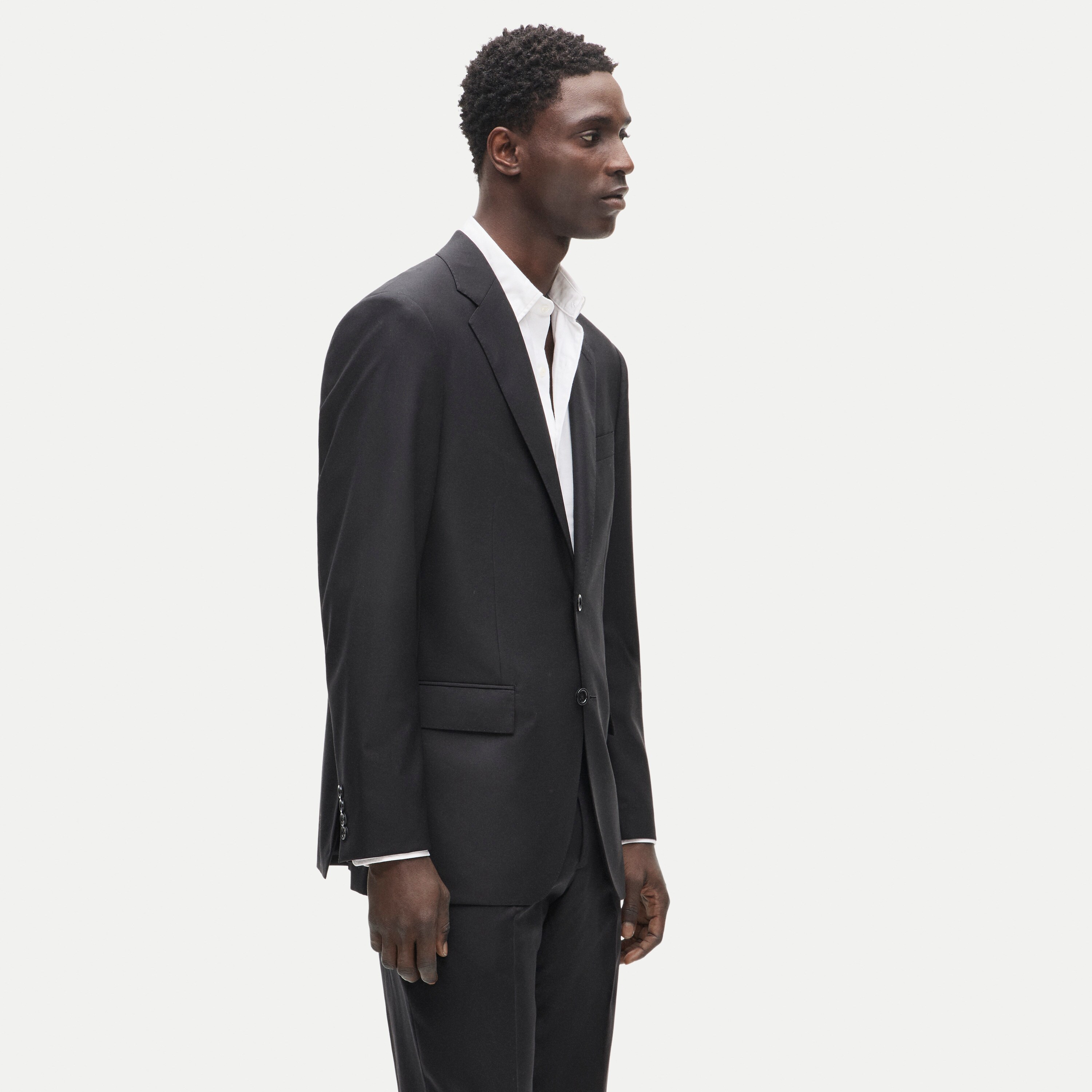Crosby Classic-fit suit jacket in Italian wool