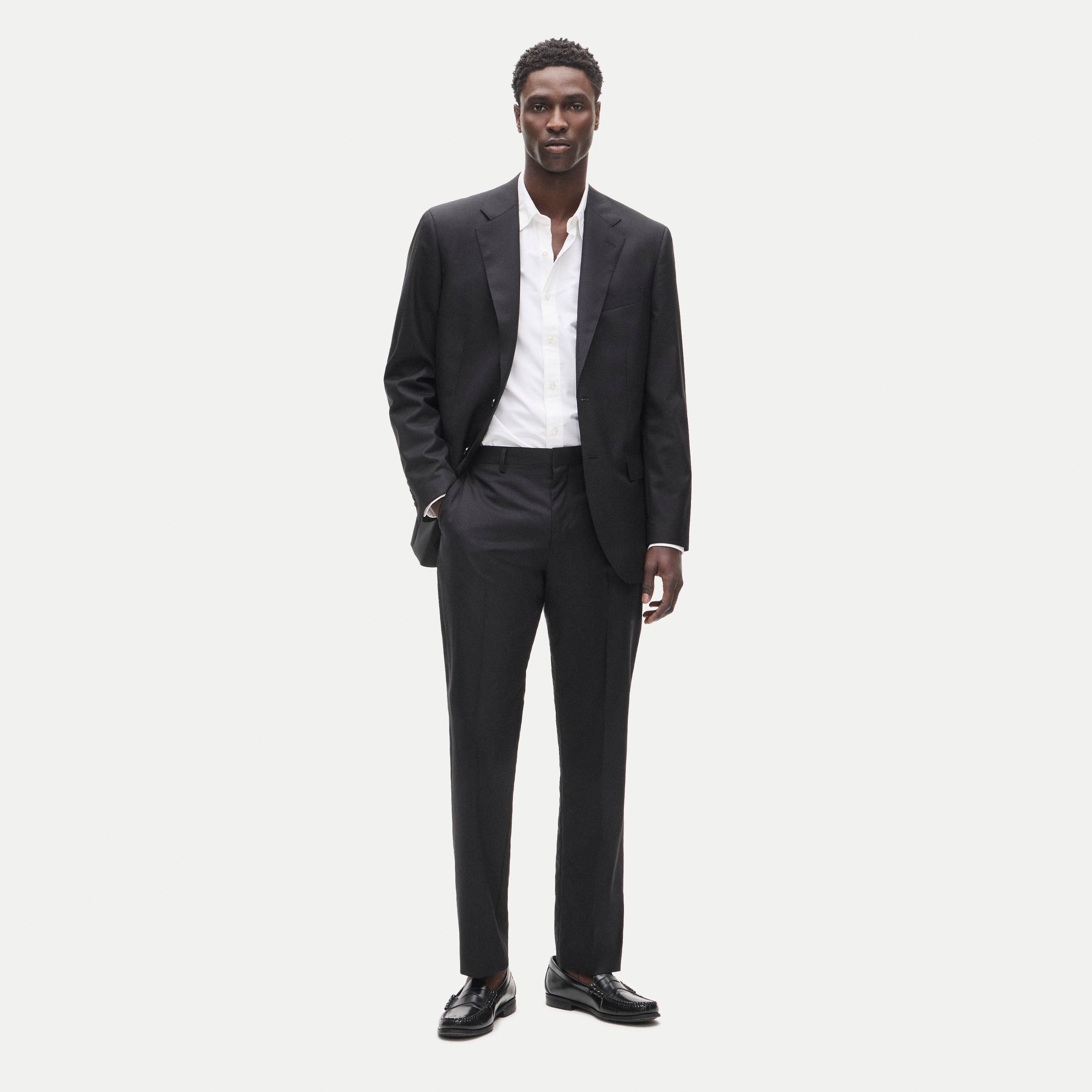 Crosby Classic-fit suit jacket in Italian wool