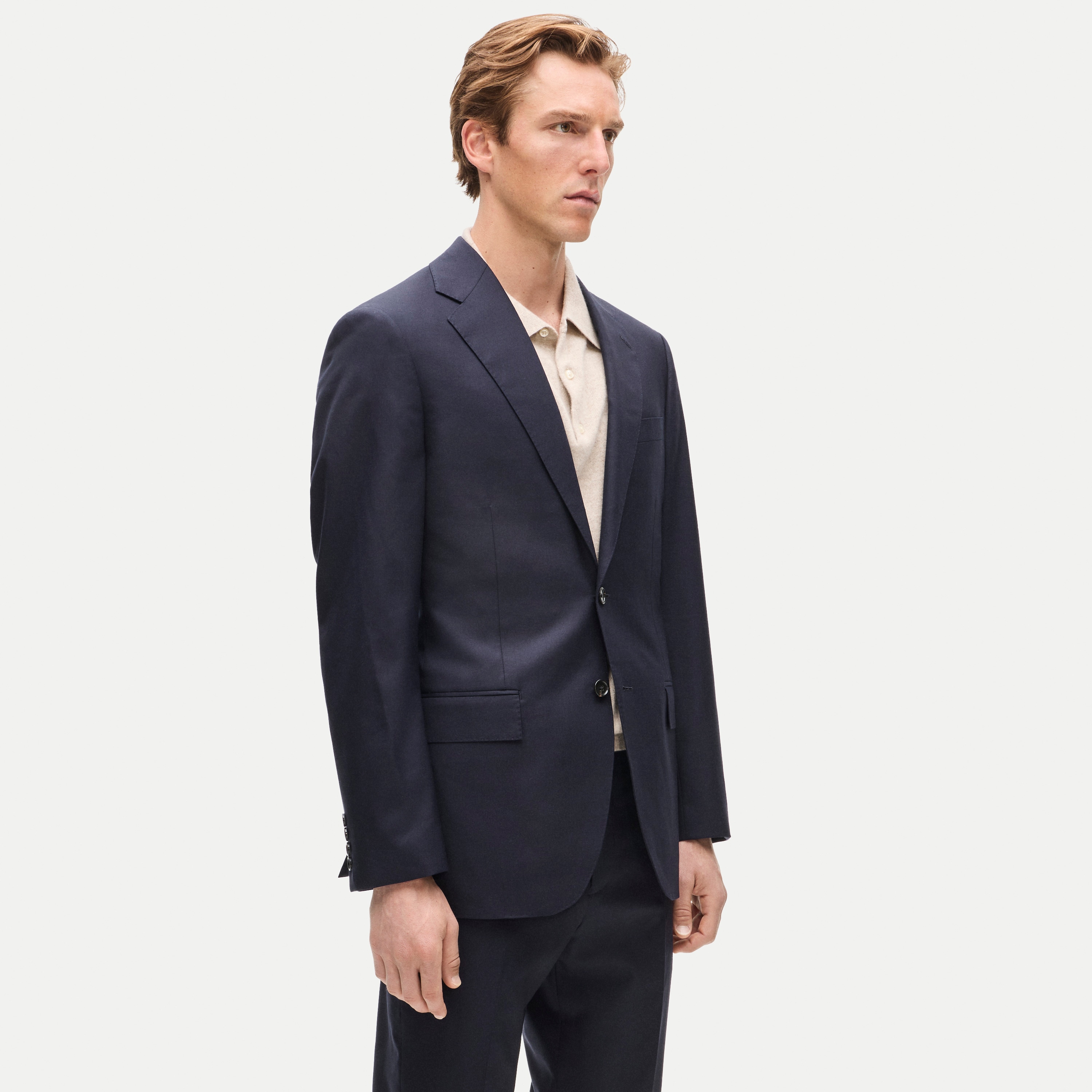 Crosby Classic-fit suit jacket in Italian wool