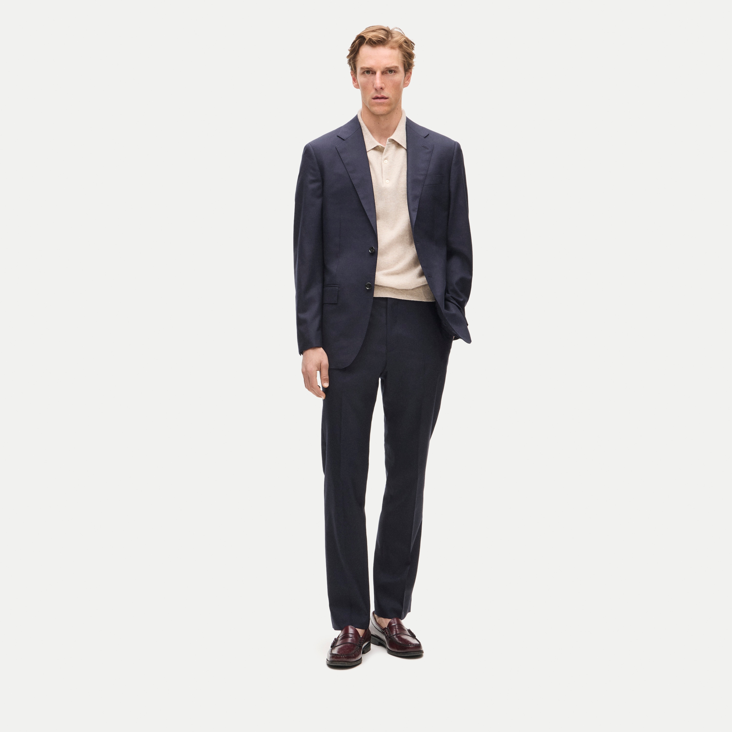 Crosby Classic-fit suit jacket in Italian wool