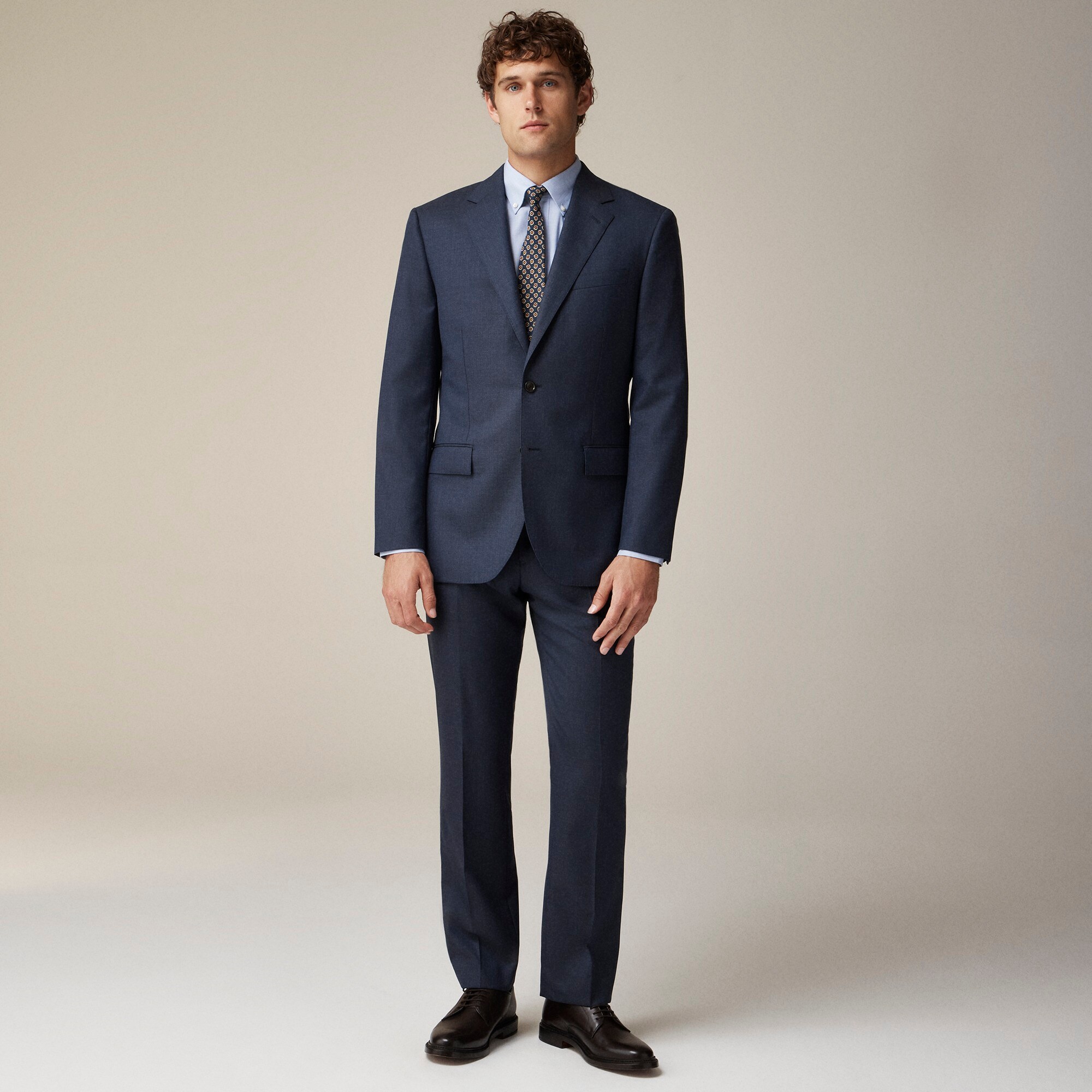 Crosby Classic-fit suit jacket in Italian wool
