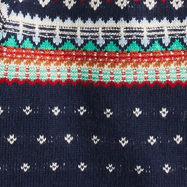 Fair Isle cardigan sweater NAVY HTHR PERI j.crew: fair isle cardigan sweater for women