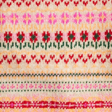 Puff-sleeve Fair Isle crewneck sweater HTHR STONE PINE j.crew: puff-sleeve fair isle crewneck sweater for women