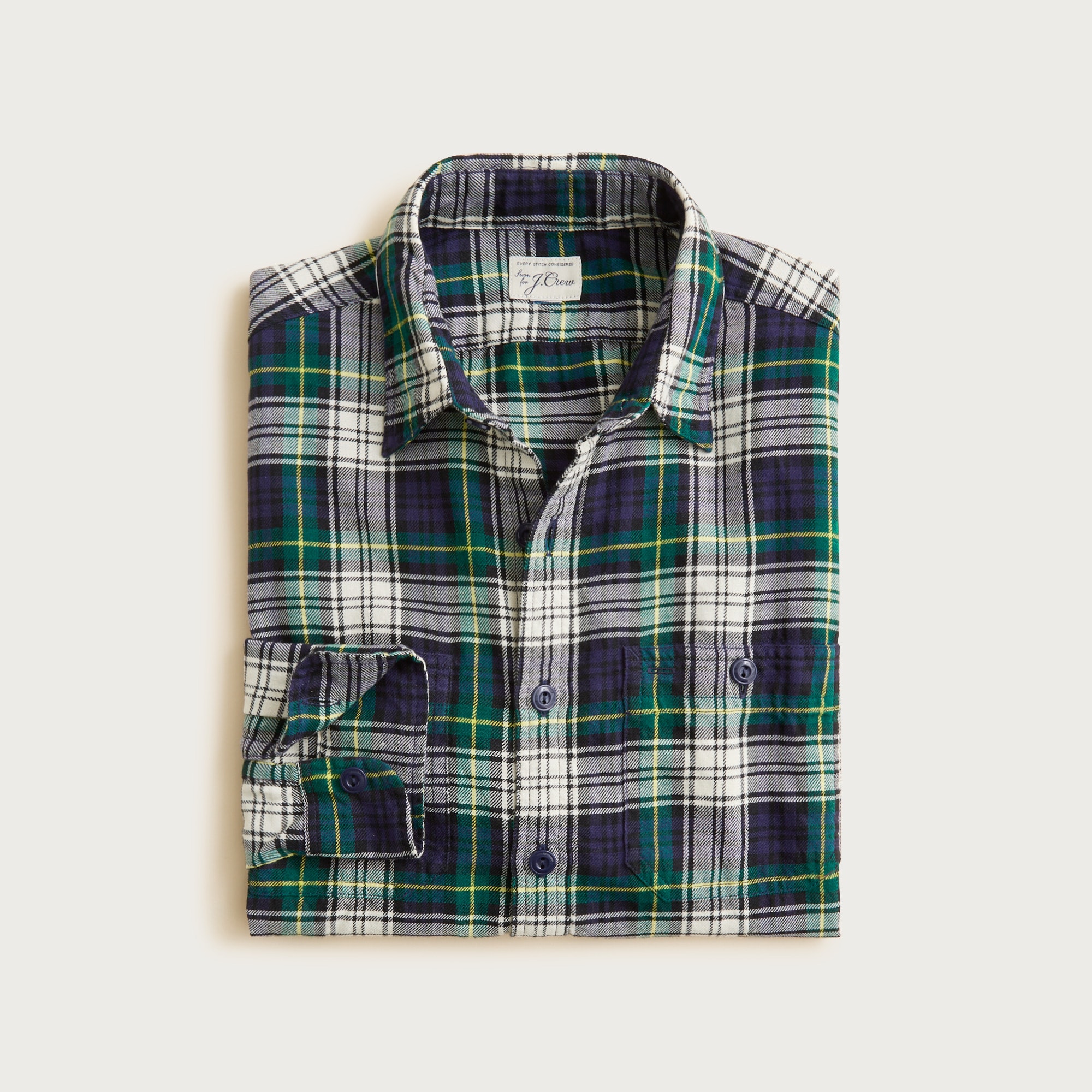 2.コットンツリー Cotton-hemp Blend Twill Workshirt For Men | J.Crew