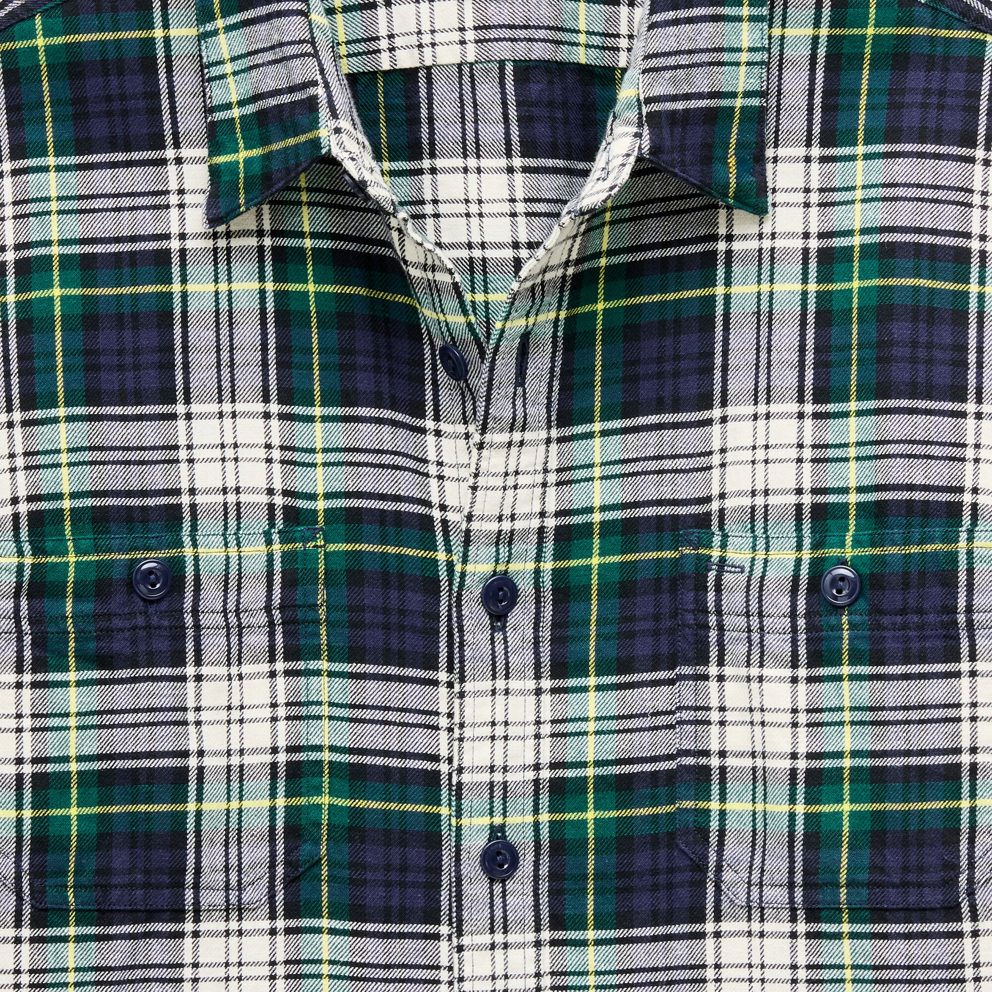 Cotton-hemp blend twill workshirt