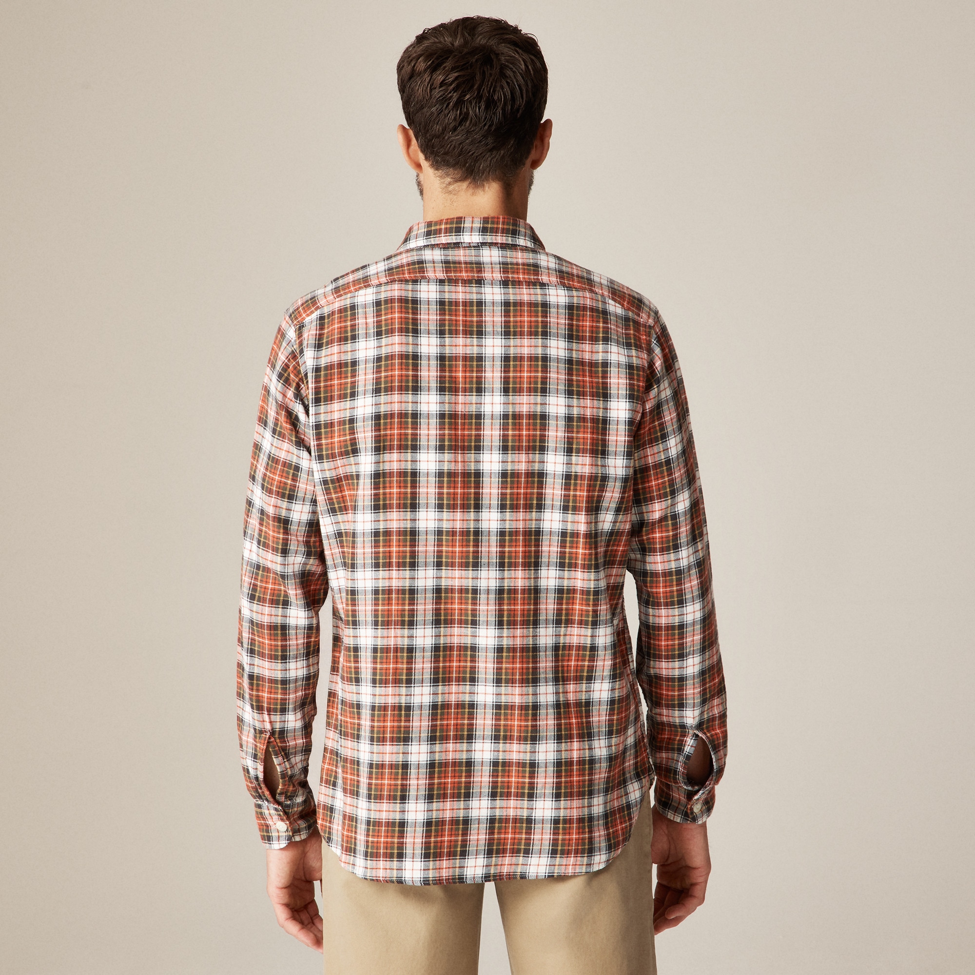 Cotton-hemp blend twill workshirt