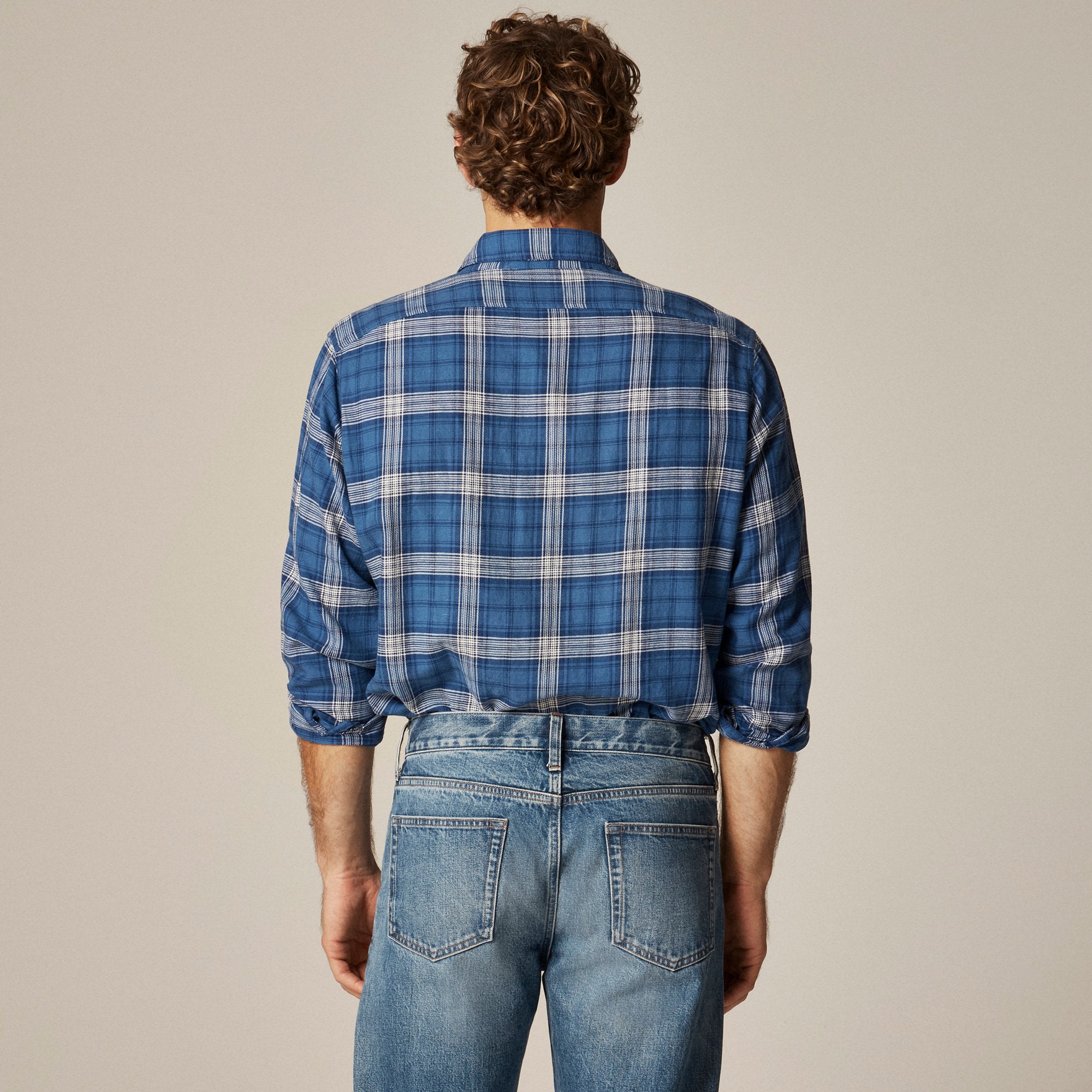 Cotton-hemp Blend Twill Workshirt For Men | J.Crew