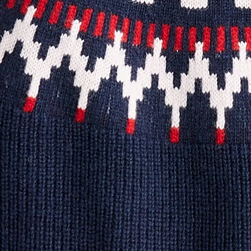 Fair Isle mockneck pullover sweater HTHR TWILIGHT PERI j.crew: fair isle mockneck pullover sweater for women