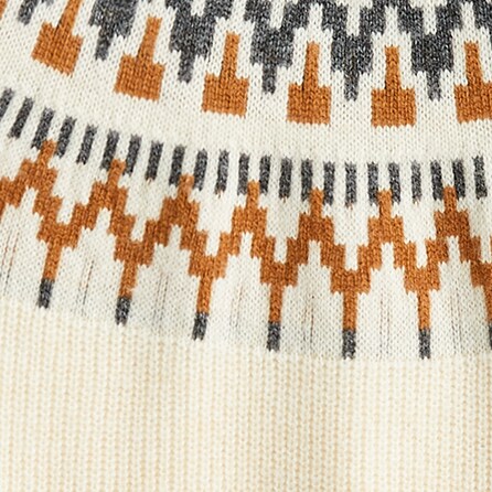 Fair Isle mockneck pullover sweater HTHR TWILIGHT PERI j.crew: fair isle mockneck pullover sweater for women