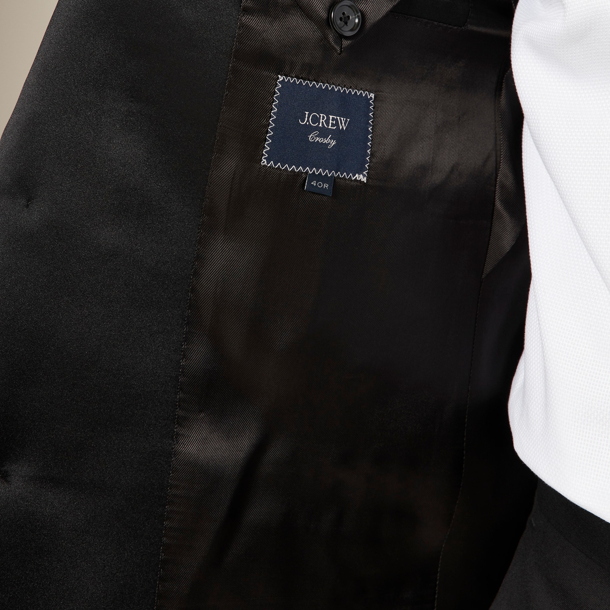 Crosby Classic-fit tuxedo jacket in Italian wool