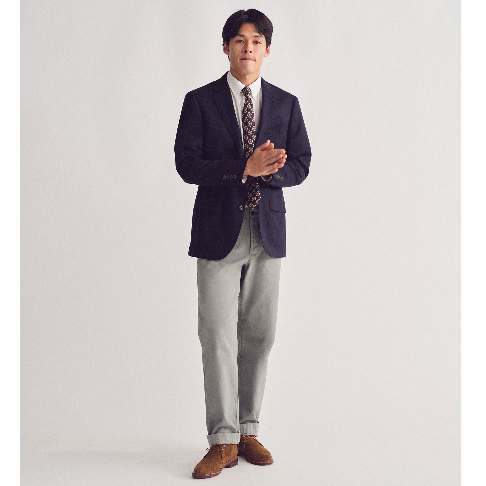 Ludlow Legacy blazer in Italian wool flannel