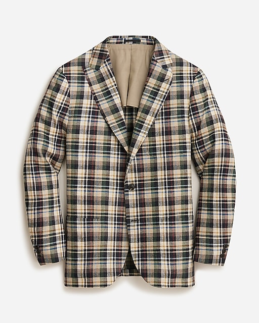  Kenmare Relaxed-fit blazer in Scottish linen-wool blend
