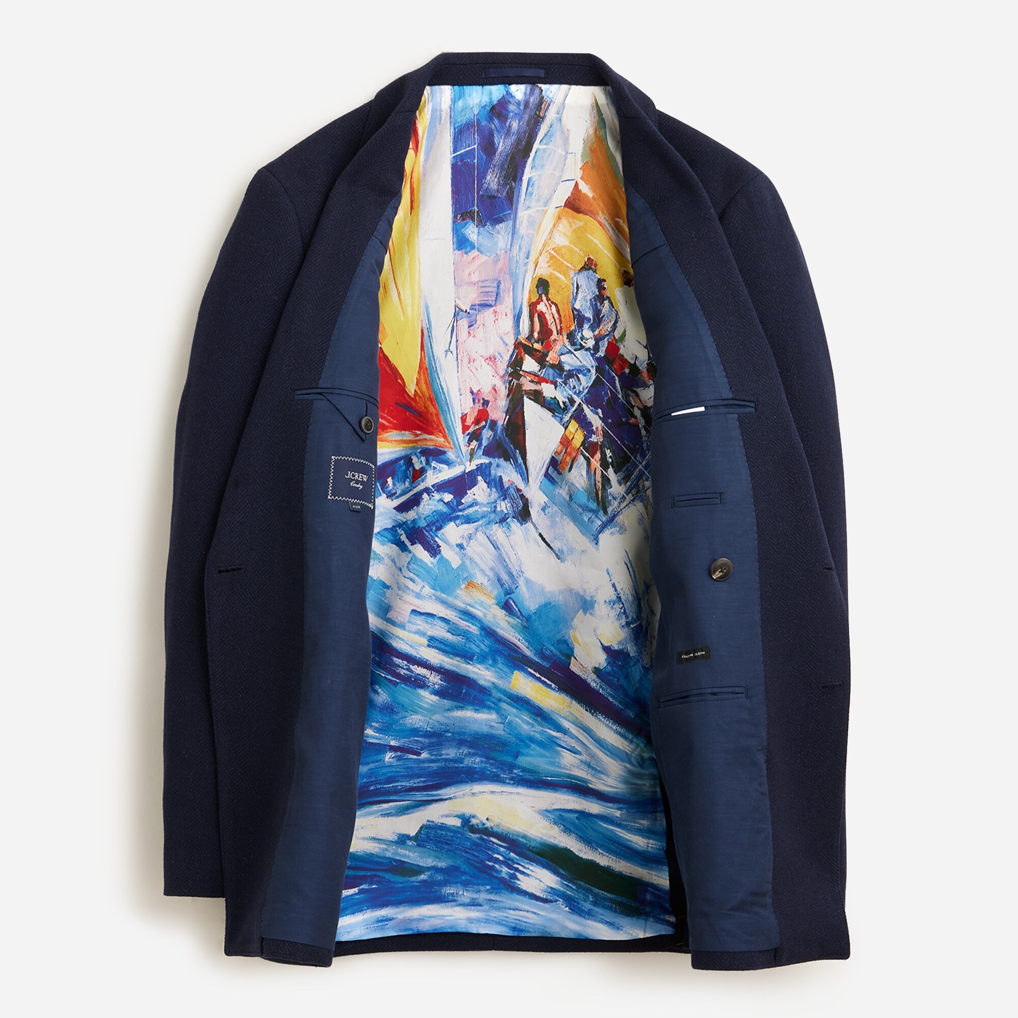 Willard Bond X J.Crew Crosby Classic-fit double-breasted blazer in Italian wool blend