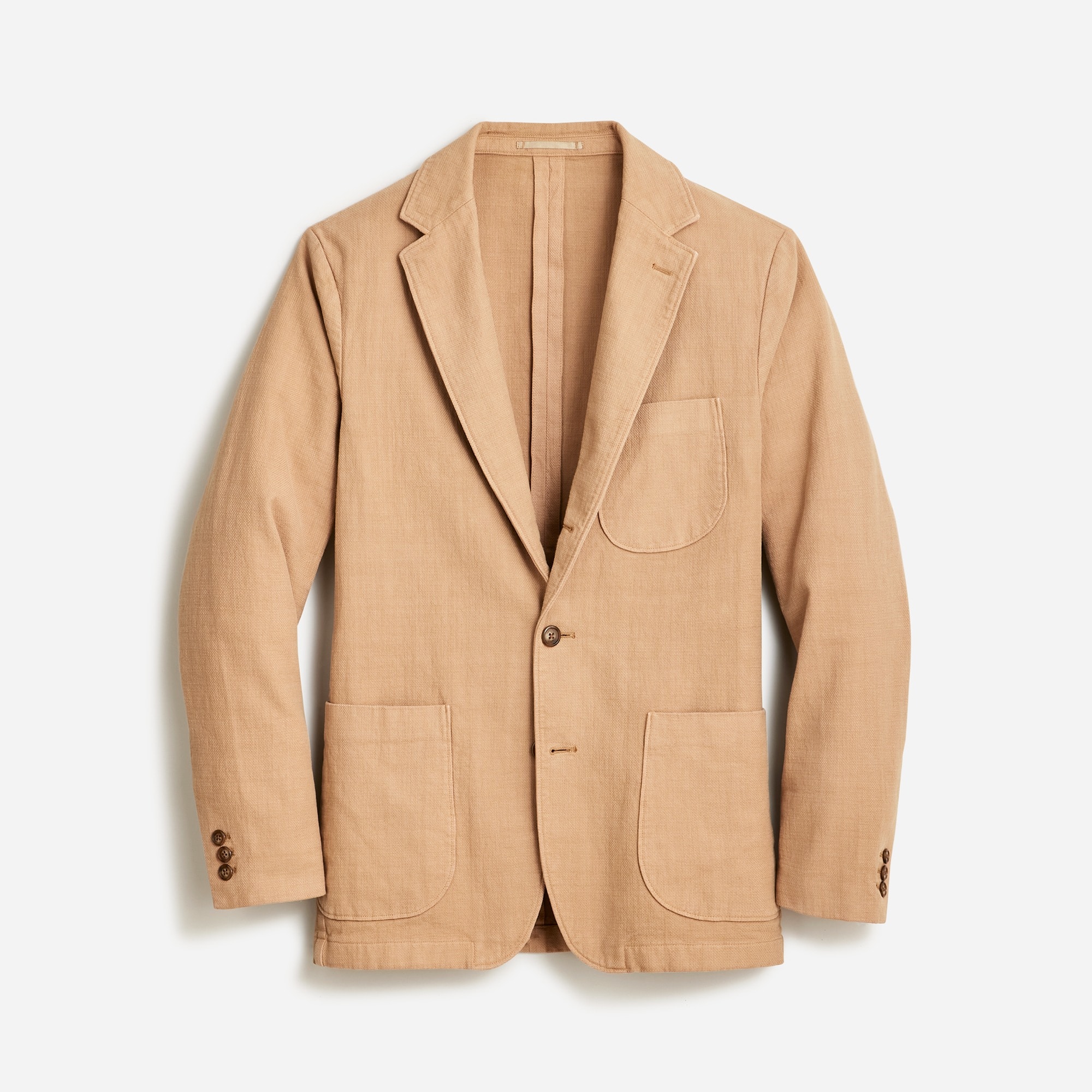 Basketweave blazer top