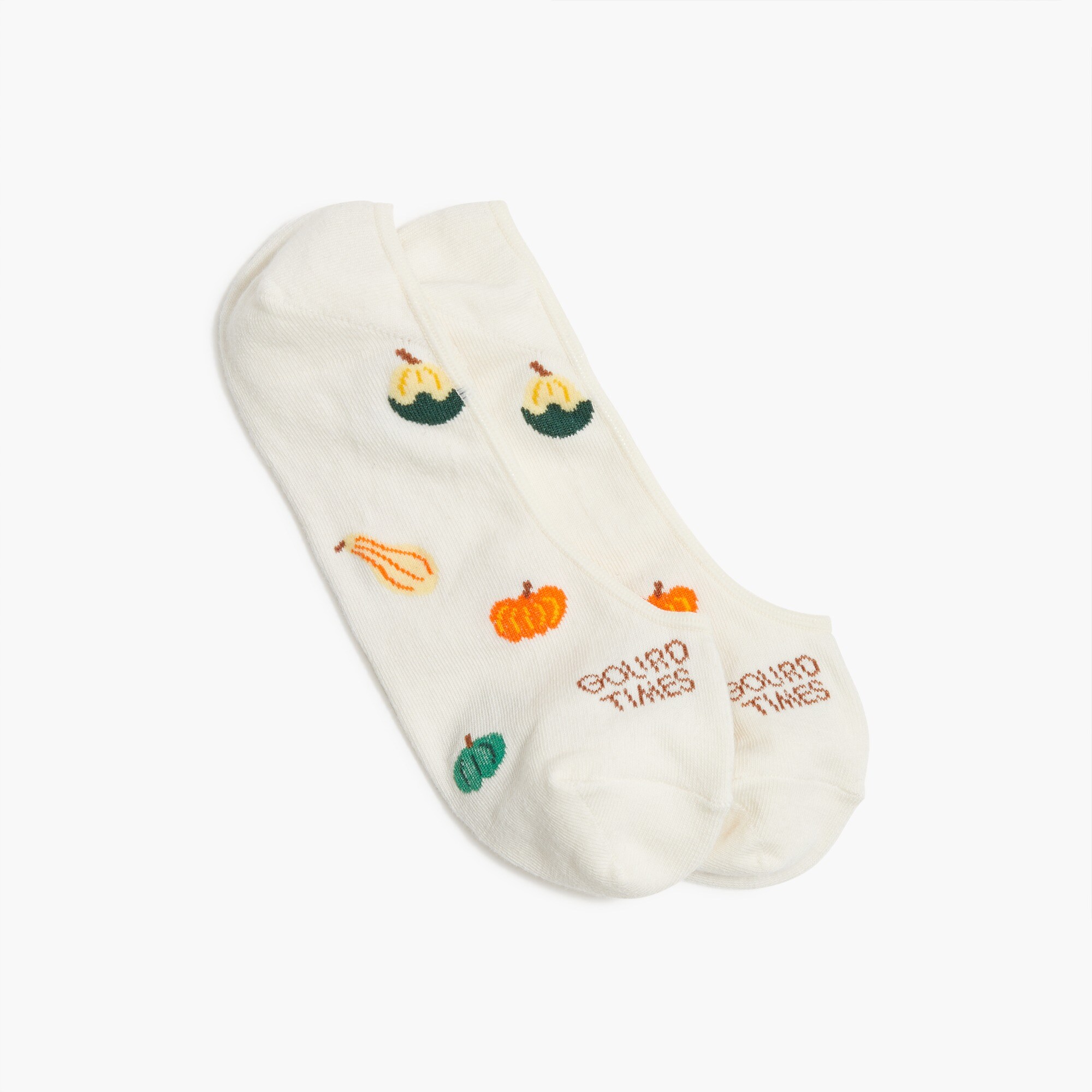 Pumpkin no-show socks