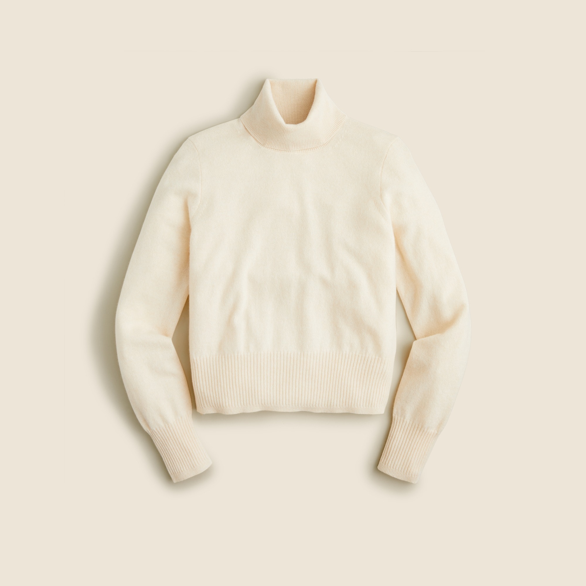 J.Crew Cashmere Shrunken Turtleneck Sweater For Women