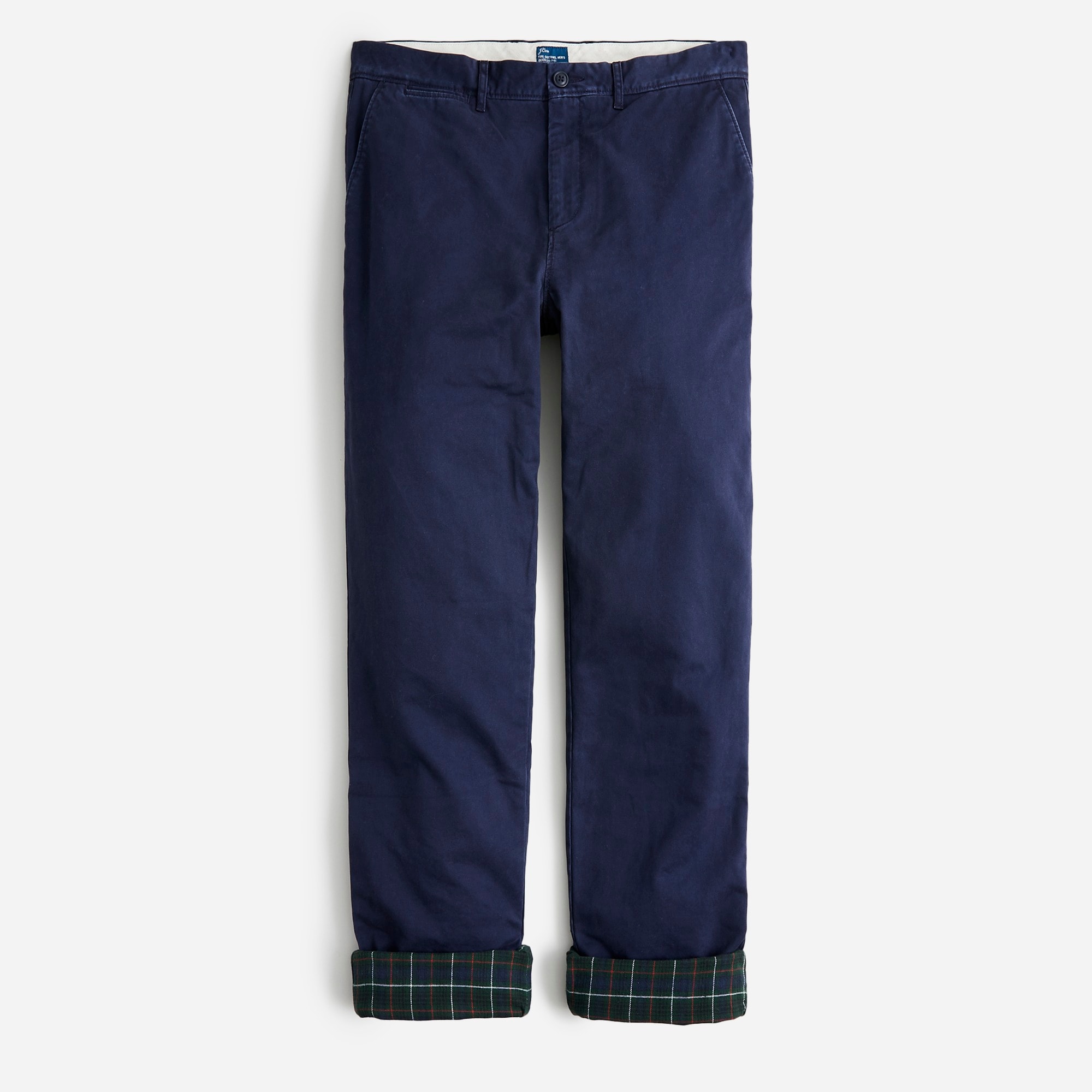 J.Crew: Classic Straight-fit Flannel-lined Cabin Pant For Men