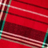 Long-sleeve flannel pajama set in Good Tidings plaid DEEP RUBY j.crew: long-sleeve flannel pajama set in good tidings plaid for women