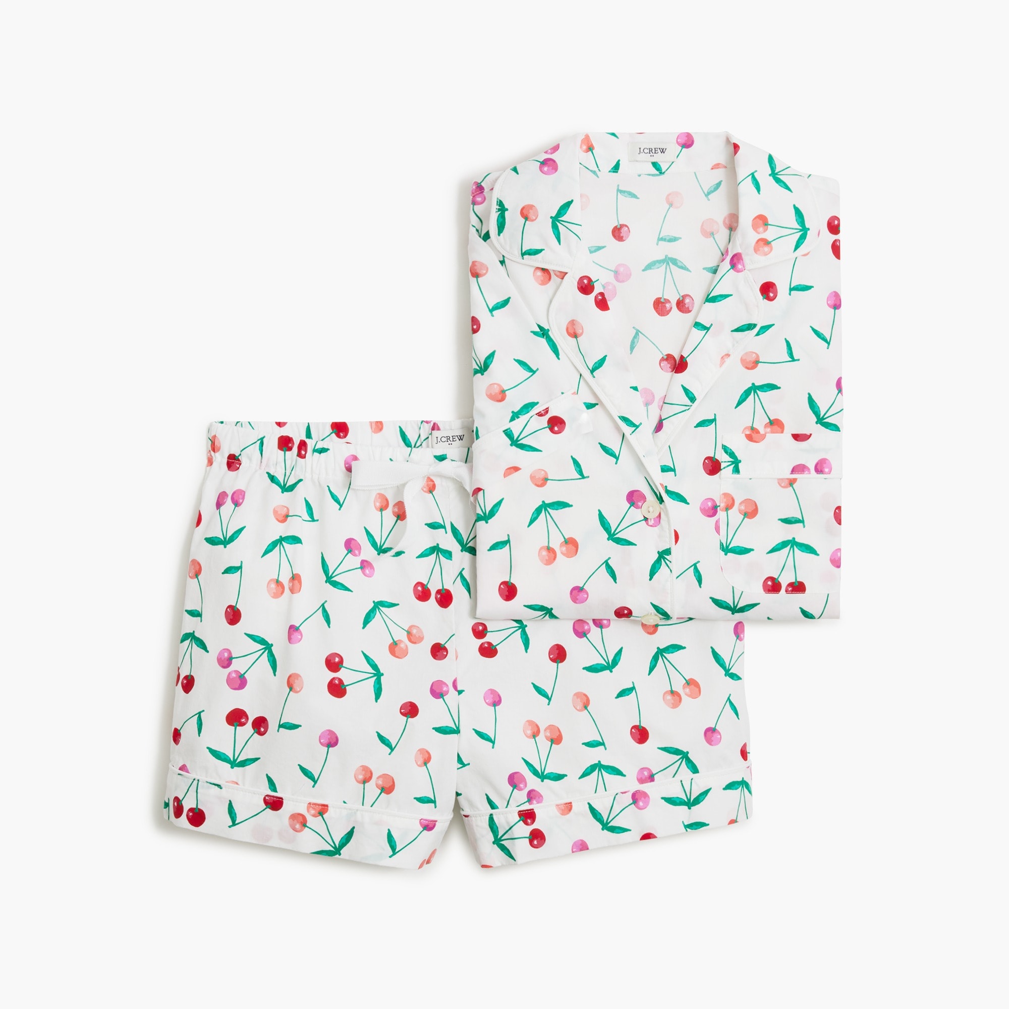 womens Short-sleeve cotton short pajama set