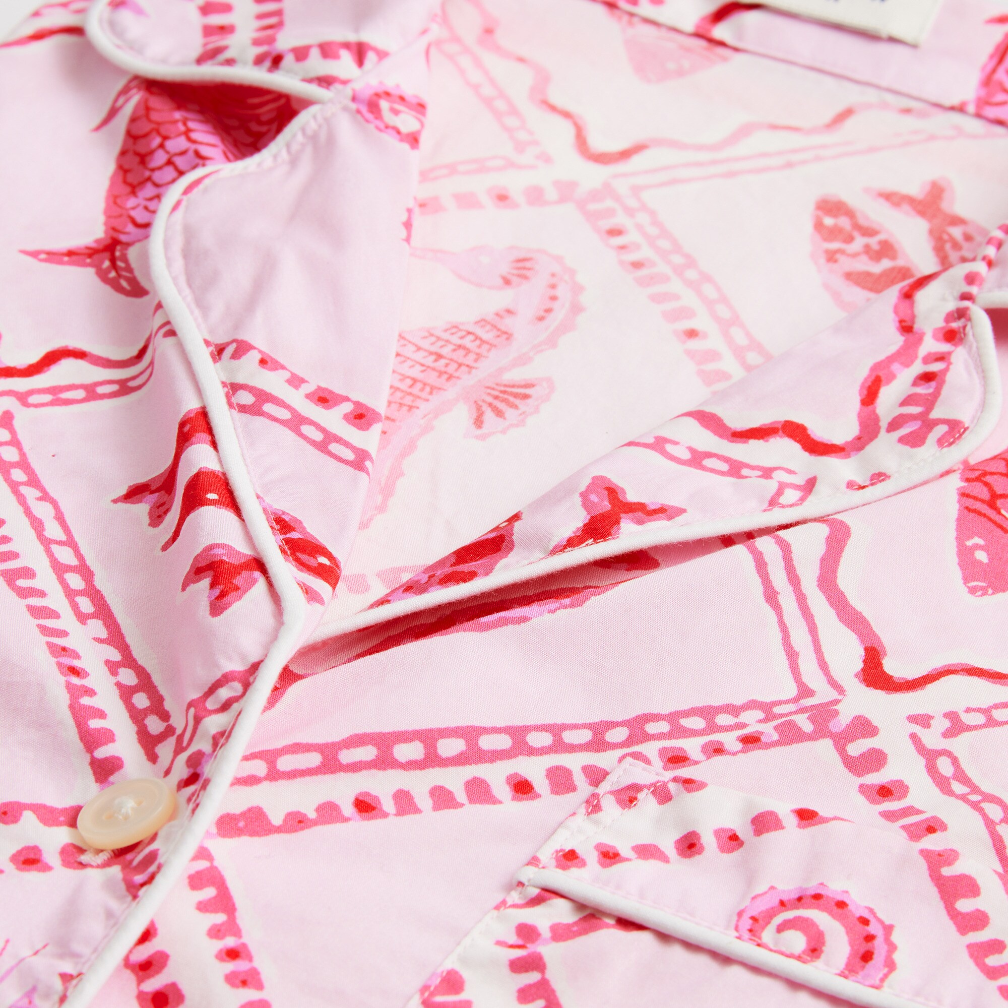 Short-sleeve cotton short pajama set