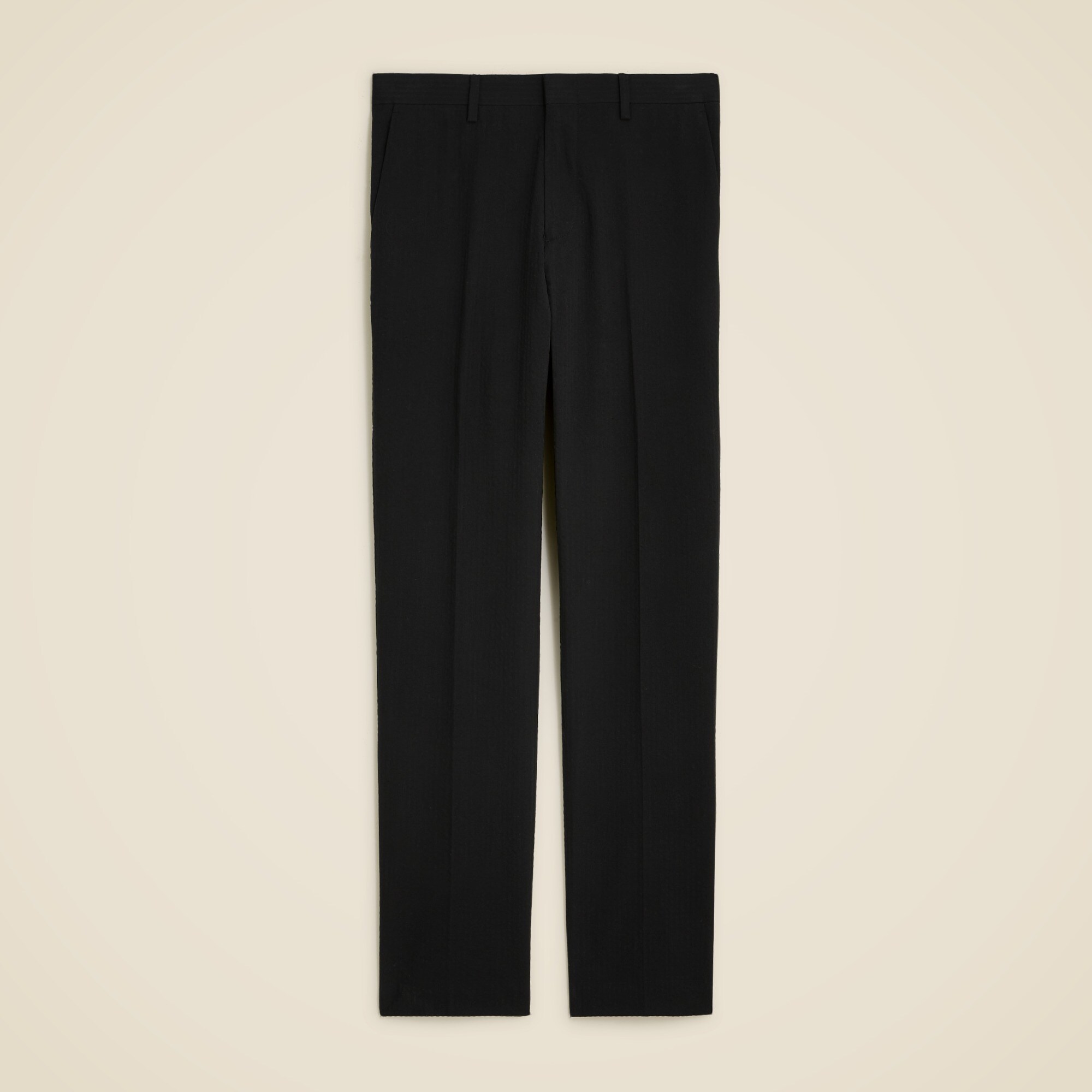 Ludlow Slim-fit unstructured suit pant in seersucker