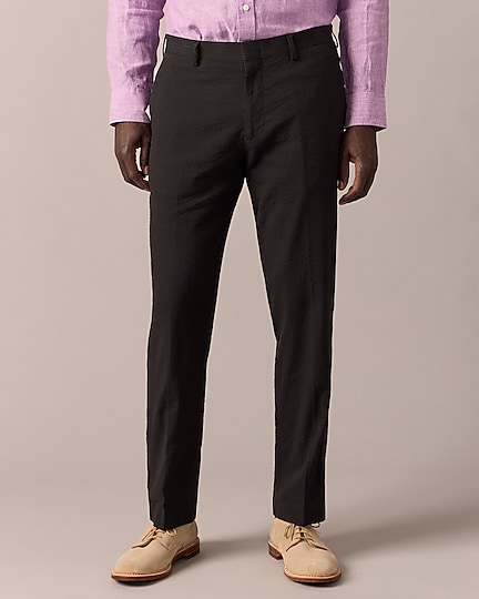 j.crew: ludlow slim-fit unstructured suit pant in seersucker for men