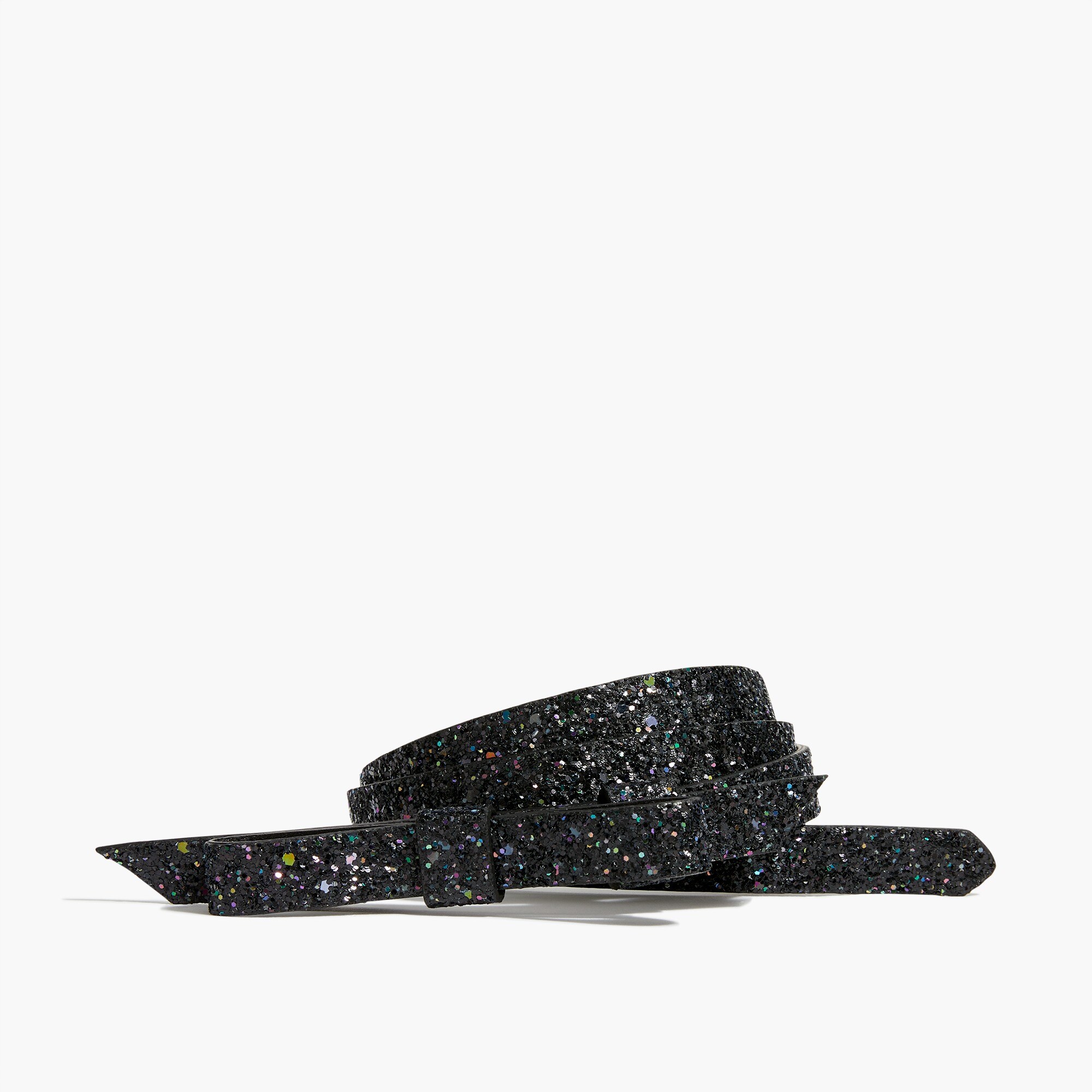 Glitter belt with bow