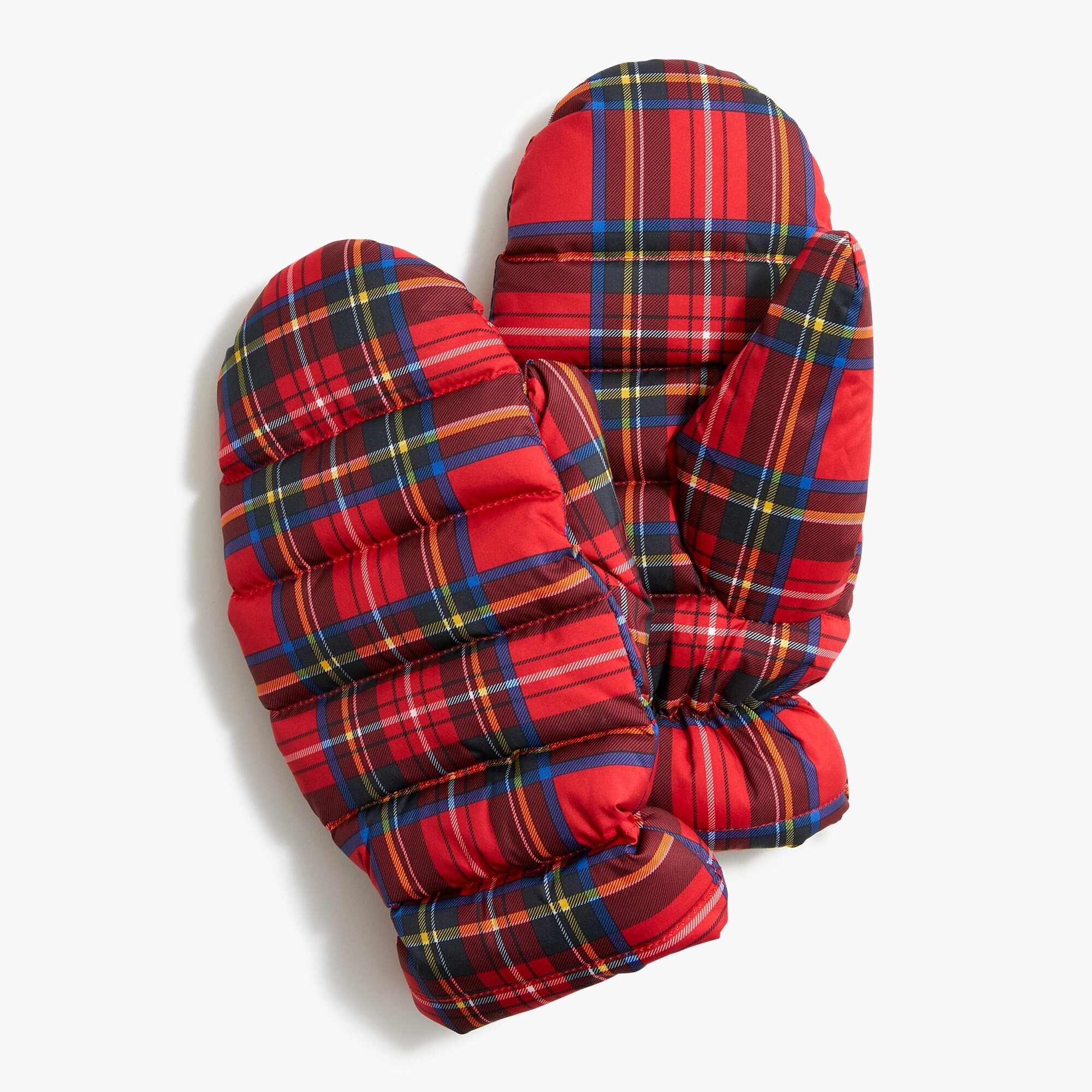 Tartan mittens